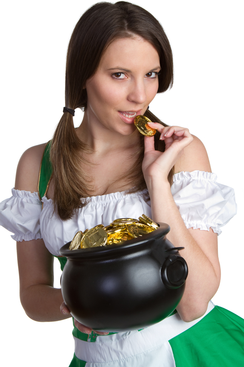 Sexy St Patricks Day Woman